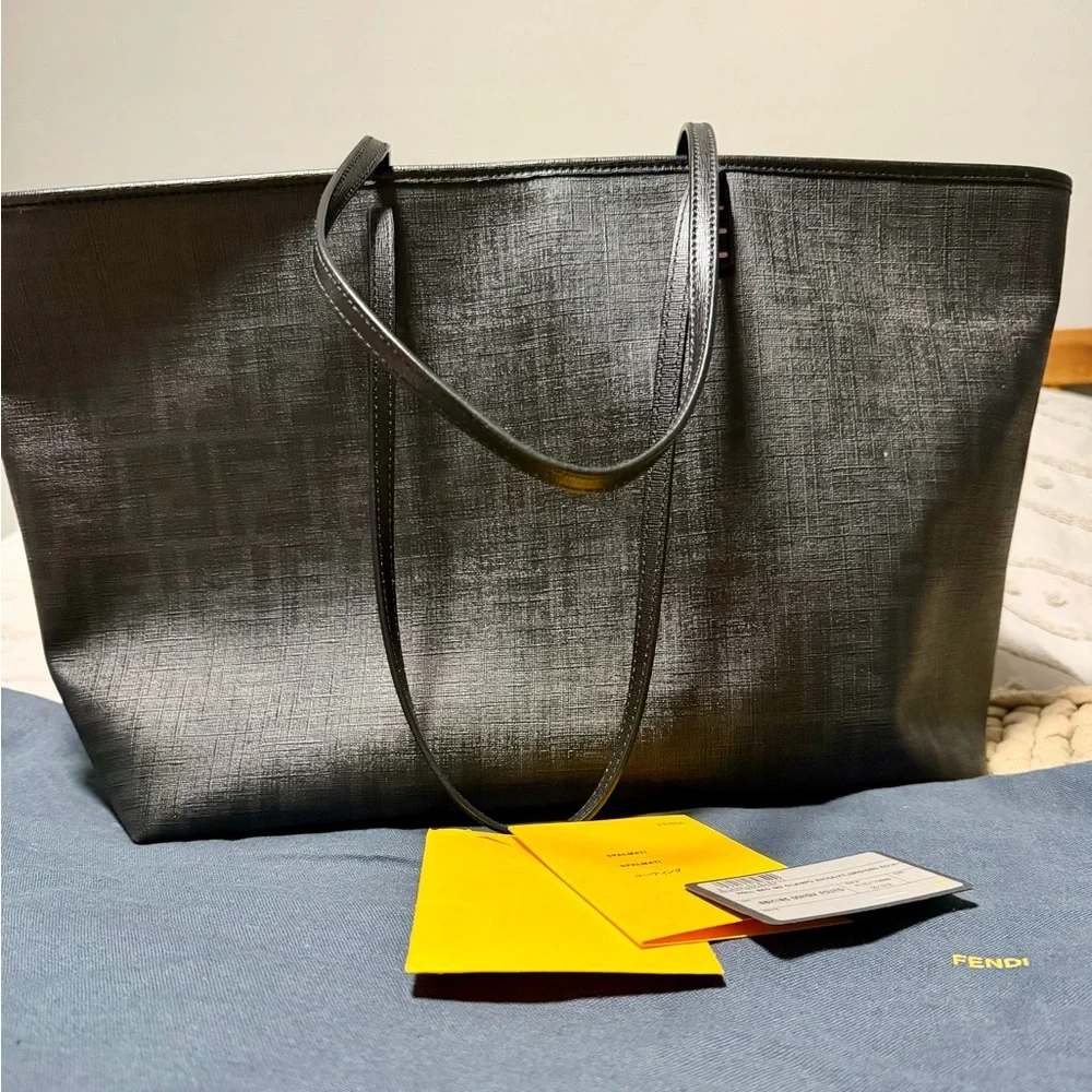 Fendi Zucca FF Roll Tote (Medium) - Picture 3 of 7